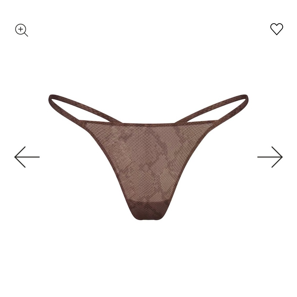 NWT SKIMS Milky Sheer Thong